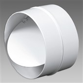 DEN BRAVEN Spojka kulatého kanálu s klapkou prům.100 bílá VE1197 DEN BRAVEN Spojka kulatého kanálu s klapkou prům.100 bílá VE1197